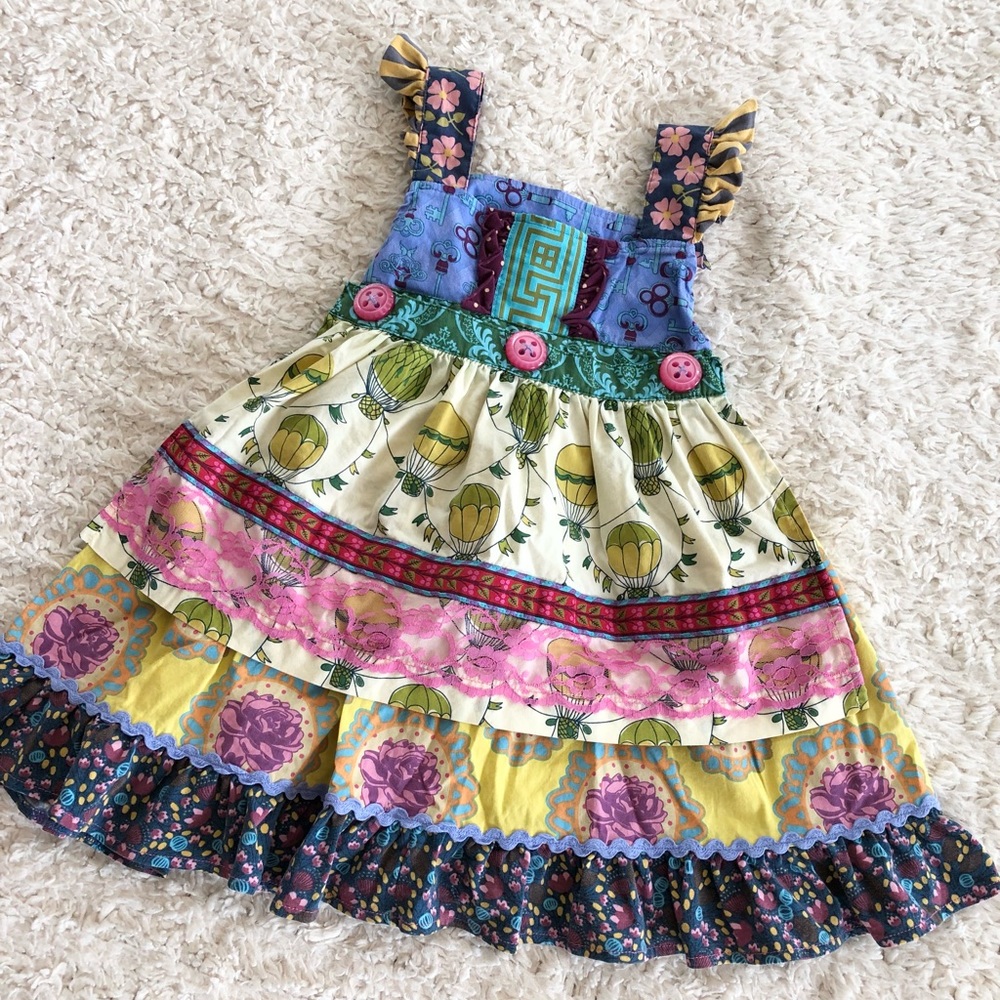 Paint by Numbers Girls Knot Top